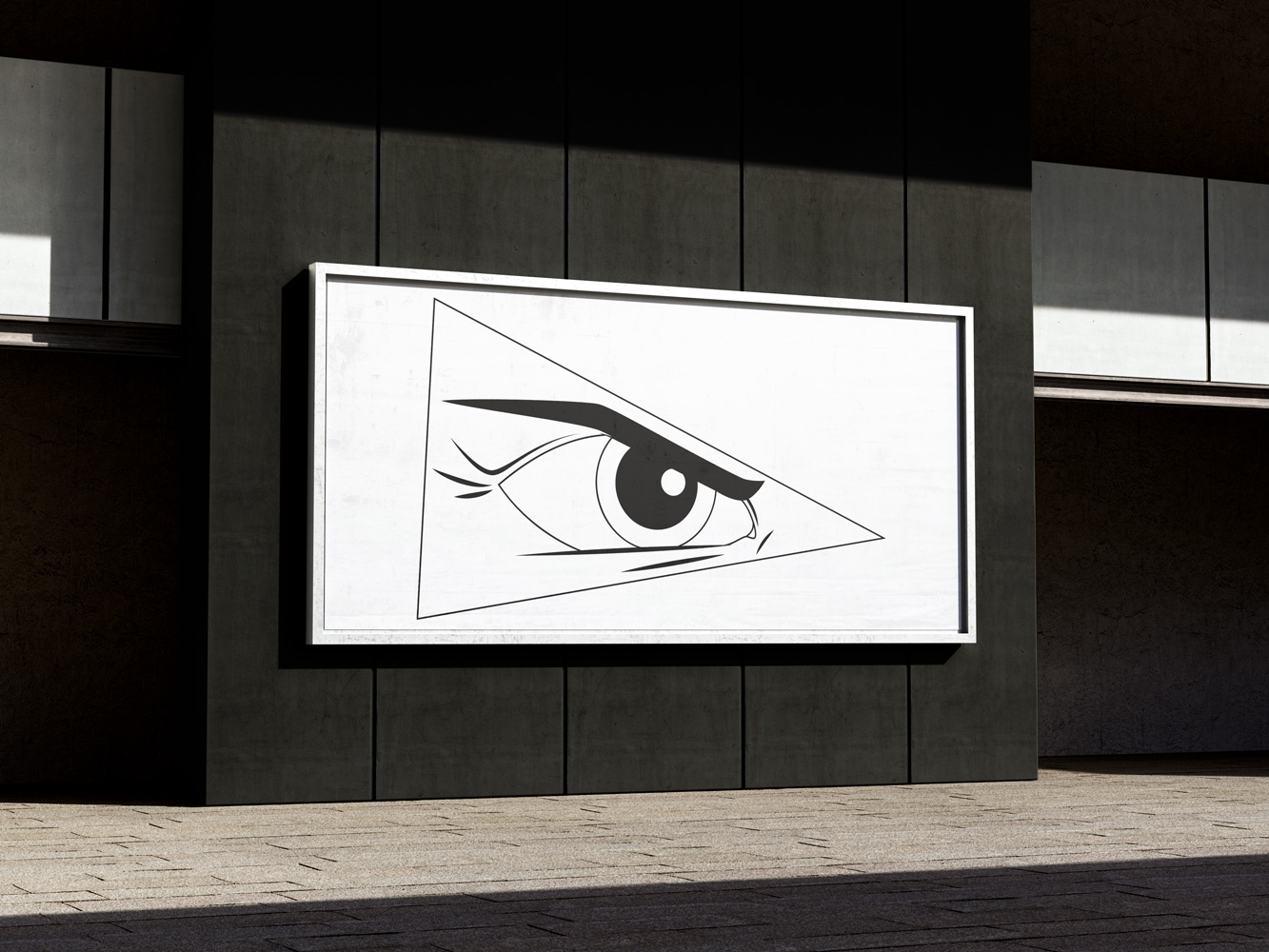Stilisiertes Auge